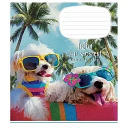 Зошит учнівський Школярик Enjoy this moment 012-2896L-3 в лінію 12 аркушів 