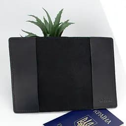 Подарунковий набір чоловічий  Handycover №41 (чорний) ремінь, портмоне, обкладинка, ключниця - мініатюра 6