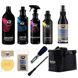 Набір K2 по догляду за авто професійна хімія з органайзером (na_143)