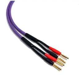 Акустичний кабель 2x2,5mm2 Banana plugs Melodika MDSC-1530 Purple Speaker cable 3m
