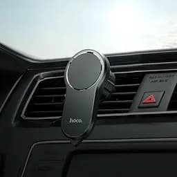 Автотримач магнітний HOCO CA96 на решітку чорний - мініатюра 5
