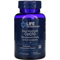 Коэнзим Q10 Life Extension CoQ10 Ubiquinone 100 мг 60 капсул