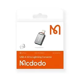 Адаптер Mcdodo OTG USB-A 3.0 to Lightning Adapter OT-8600 Dark сірий - мініатюра 2