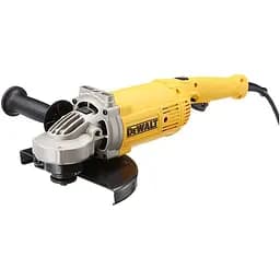 Шлифмашина угловая сетевая DeWalt 2600 Вт, d=230 мм, 6500 об/мин, вес 5.4 кг (DWE496)