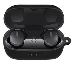 Чохол-накладка DK Silicone Candy Friendly з карабіном для Bose QuietComfort Earbuds (black) - мініатюра 2