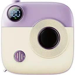 Магнитный внешний аккумулятор XO PR223 Magnetic 10000mAh с камерой 15W бело-фиолетовый 6920680849277