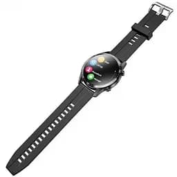 Смарт-годинник Hoco Y2 з функцією відповіді на дзвінок Smart Watch Black - мініатюра 2