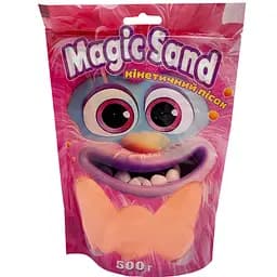 Креативна творчість "Кінетичний пісок Magic sand" Strateg 39403-7 помаранчевий 500 грам