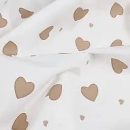 Комплект постільної білизни Cosas Beige hearts Підлітковий магнолія (BeigeHearts_El90-11Honey_155) - мініатюра 11