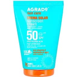 Крем для тіла Agrado Protector Solar Crema сонцезахисний SPF 50 у тубі 100 мл