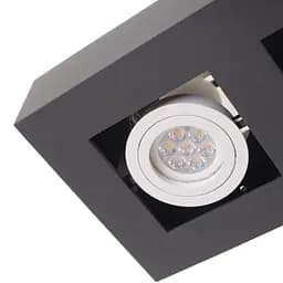 Підсвічування тубус Brille AL-728/2 GU10 BK IP20 MR16 26-851 - мініатюра 8
