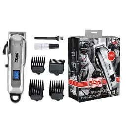 Акумуляторна машинка для стрижки DSP 90057B (Нержавіюча сталь, Потужний мотор)