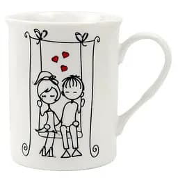 Чашка Limited Edition True Love C, 380 мл, белый с черным (12989-131113LYC)