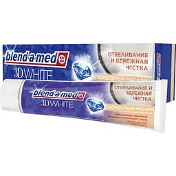 Зубная паста Blend-a-med 3D White Бережная чистка с кокосовым маслом 100 мл