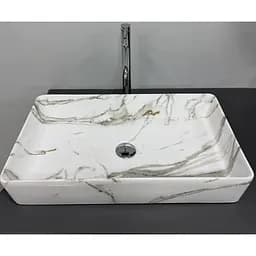 Умивальник VBI Triest lava накладний VBI-012715, Мармур