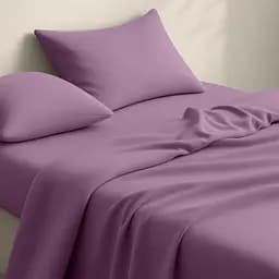 Простирадло Cosas на резинці фланель 90х190х25 amethyst, бузок (Flannel_28Amethyst_90x190x25) - мініатюра 5