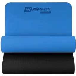 Мат для фитнеса и йоги Hop-Sport TPE HS-T006GM 0.6 см синий
