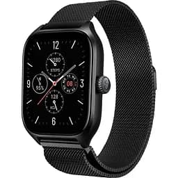 Ремінець 20 мм міланська петля BeWatch для Amazfit GTS 4/Mini Чорний (1010201.7U)