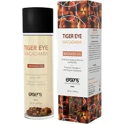 Масажна олія Exsens Tiger Eye Macadamia (захист з тигровим оком)