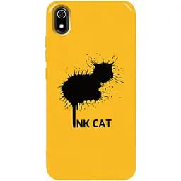 Чохол-накладка Toto Pure TPU 2 mm Print Case Xiaomi Redmi 7A #48 Inkcat Yellow