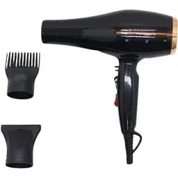 Фен для укладання волосся XPRO GM-1780 компактний з насадками чорний (GM-1780_364)