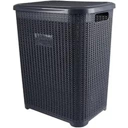 Корзина для білизни Violet House 1007 Виолетта, антрацит, 45 л (1007 Виолетта Antrasit 45 л)