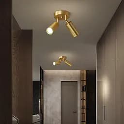 Светильник 2 в 1 в корпусе цвета латунь Line.F Количество ламп 2