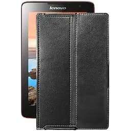 Чехол StatusCASE из экокожи для планшета Lenovo Idea Pad A5500 8 Черный глянец