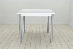 Стіл кухонний Ferrum-decor Агата 75x80x80 Сірий ДСП Біле 16мм (FRD-106251)
