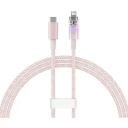 Кабель Baseus Explorer Series Fast Charging Cable with Smart Temperature Control Type-C to iP 20W 1 мpink
