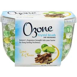 Освежитель воздуха Ozone кристаллический на гелевой основе Crystal Beads, Лайм и Гвоздика, 150 г