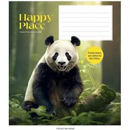 Тетрадь ученическая Wild selfie Школярик 012-3352K-3 в клетку 12 листов