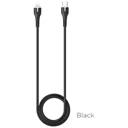 Кабель Hoco Type-C to Lightning with LED Surplus X45, 1 м 3A PD/18W