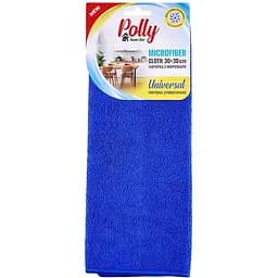 Ганчірка Polly з мікрофібри 30х30 см синя