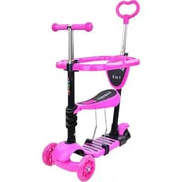 Самокат дитячий iTrike 3-х колісний 5 в 1 JR3-103-P до 25 кг