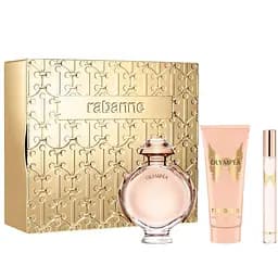 Набор Paco Rabanne Olympea 80 мл парфюмированная вода, 10 мл мини, 100 мл лосьон для тела