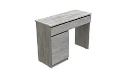 Стіл комп'ютерний Віто Ferrum-decor 750x1000x400 ДСП Бетон 16 мм (FRD-104823) - мініатюра 2