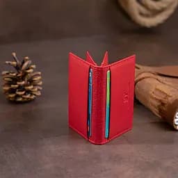 Візитниця-книга ST Leather 19214 червона - мініатюра 9