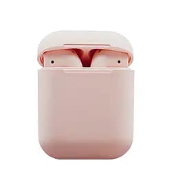 Бездротові блютуз навушники TWS i12 з боксом для заряджання Pink (au174) - мініатюра 2