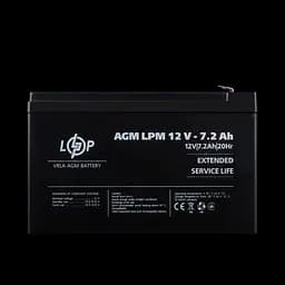 Акумулятор AGM LPM 12V - 7.2 Ah