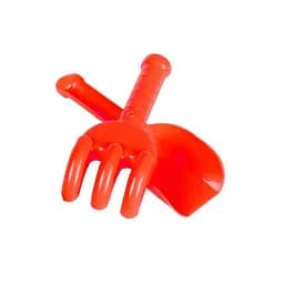 Дитячий іграшковий набір "Лопатка+грабельки" 2865TXK Червоний