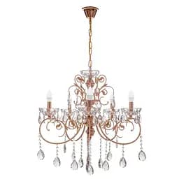 Люстра підвісна Brille кришталева свічка E14 40W (BCL-664S/5)