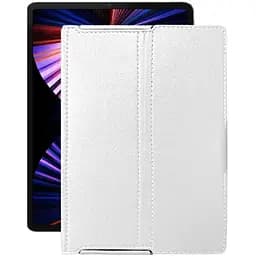 Чохол StatusCASE з екошкіри для планшету Apple iPad Pro 5 12,9 2021, 2022 Білий