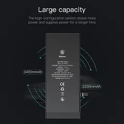 Акумулятор Baseus Phone Battery для Iphone 6S Plus 3400 mA (ACCB-BIP6SP) - мініатюра 7