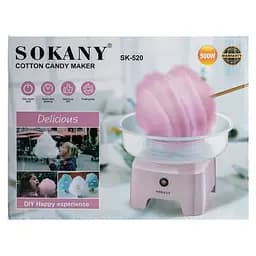 Апарат для солодкої вати Sokany SK-520 настільний, рожевий Sokany SK-520P - мініатюра 8