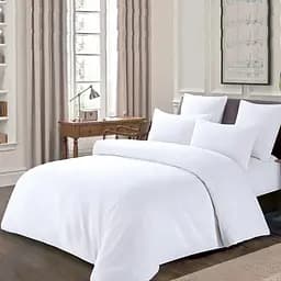 Постельное белье MERISET Белое Бязь Люкс Полуторный на резинке 560428-5