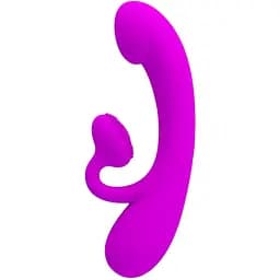 Вибратор-кролик Pretty Love Full Cover Silicone Sincere 17 см фиолетовый