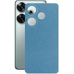 Захисна плівка StatusSKIN для Xiaomi Poco F6 Корпус Вініл Блакитна глянець