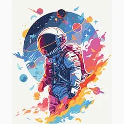 Набір для розпису Art Craft Космічний дослідник 40х50 см (16511-AC)