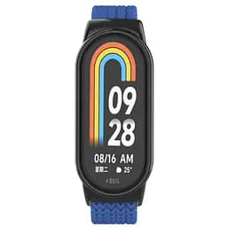 Ремінець для Xiaomi Mi Band 9/8, Braided Solo Loop, синій, нейлоновий плетений браслет, еластичний змінний ремінець для фітнес-трекера з надійним кріпленням, ArmorStandart (ARM69926) - мініатюра 3